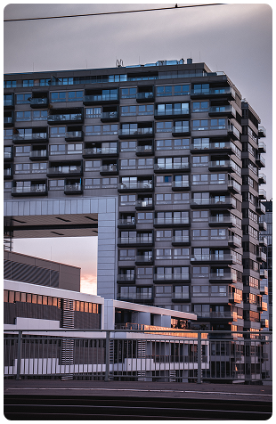 Multi-story residential apartment development requiring expert building certification and compliance services.