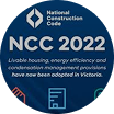 National Construction Code 2022 logo with information on new building provisions