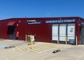 Exterior of Hepworth Self Storage and packaging facility, featuring professional certification and compliance standards